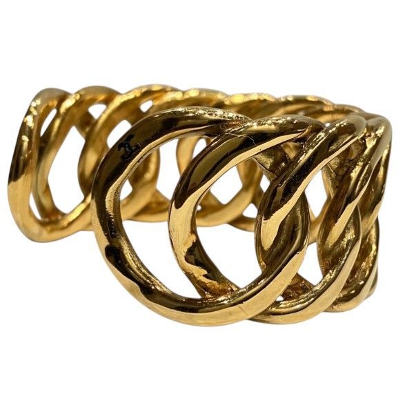Chanel Vintage Gold Bangle Bracelet
