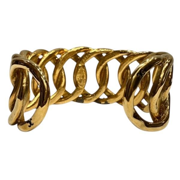 Chanel Vintage Gold Bangle Bracelet