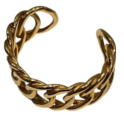 Chanel Vintage Gold Bangle Bracelet