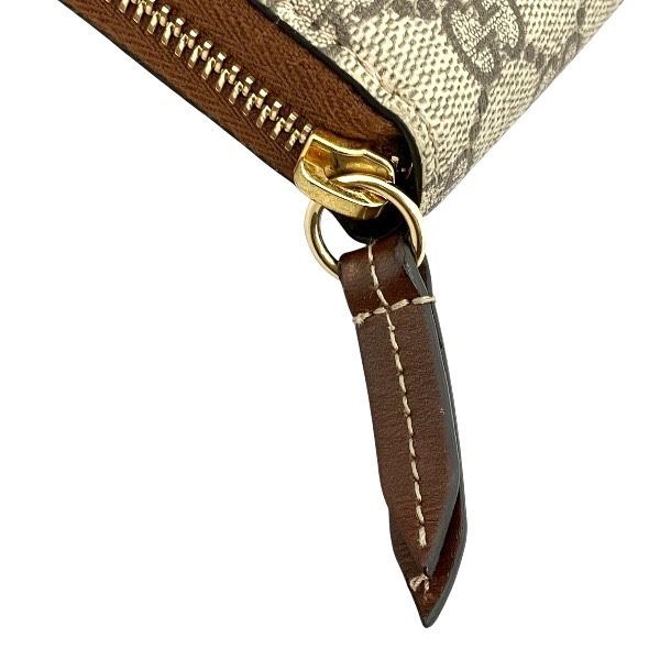 Gucci GG Supreme Zip Around Wallet