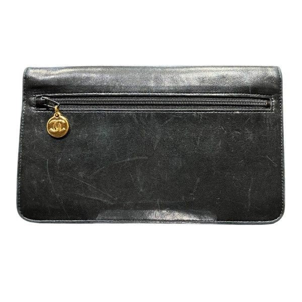 Chanel Lambskin CC Logo Bifold Wallet
