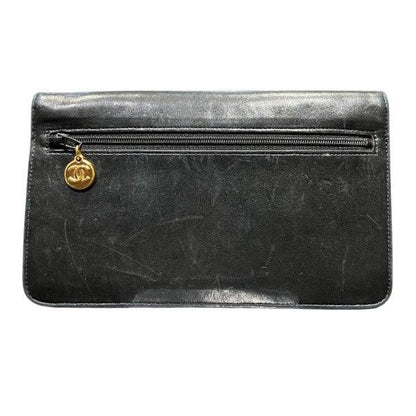 Chanel Lambskin CC Logo Bifold Wallet