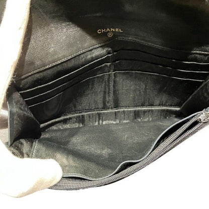 Chanel Lambskin CC Logo Bifold Wallet