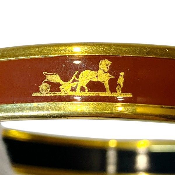 Hermes Enamel PM Cloisonne Red Bangle X