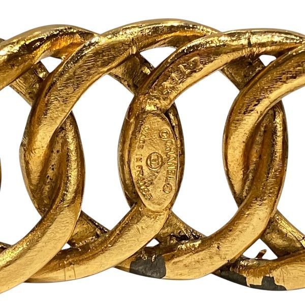 Chanel Vintage Gold Bangle Bracelet