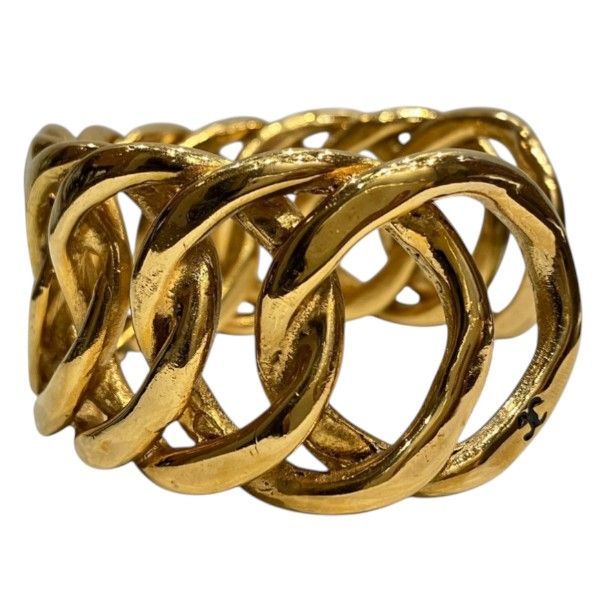 Chanel Vintage Gold Bangle Bracelet