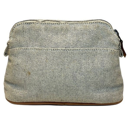 Hermes Polydo Pouch Canvas Gray