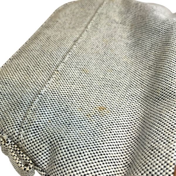 Hermes Polydo Pouch Canvas Gray