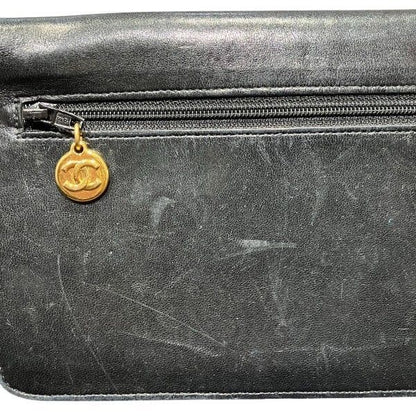 Chanel Lambskin CC Logo Bifold Wallet