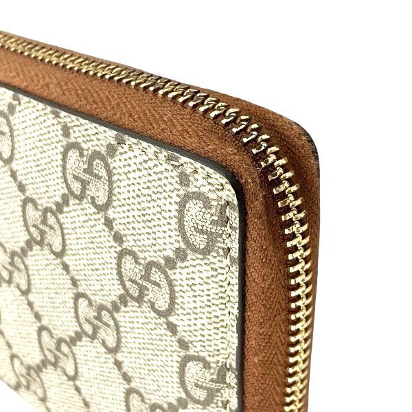 Gucci GG Supreme Zip Around Wallet