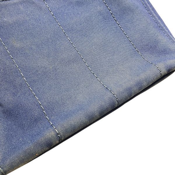 Prada Canapa Blue Canvas Tote