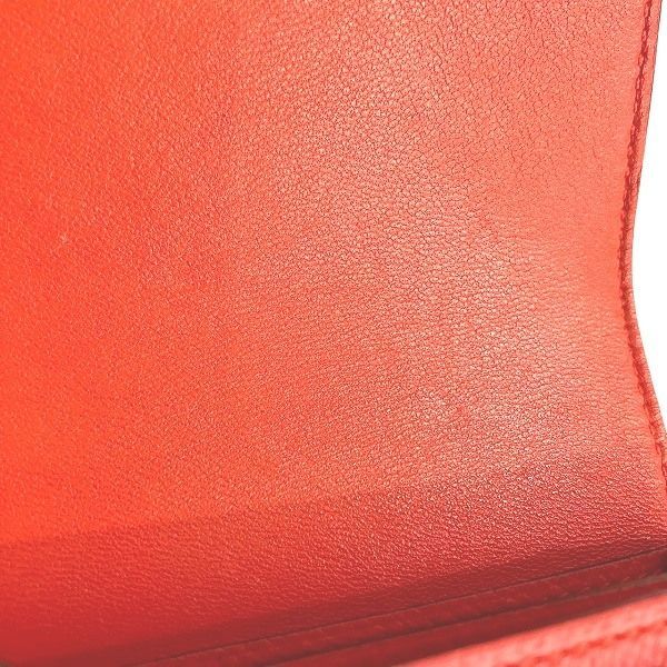 Hermes Passant Compact Orange Bifold Wallet