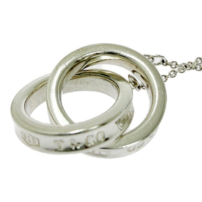 Tiffany & Co Silver Interlocking Circle Necklace — view 2