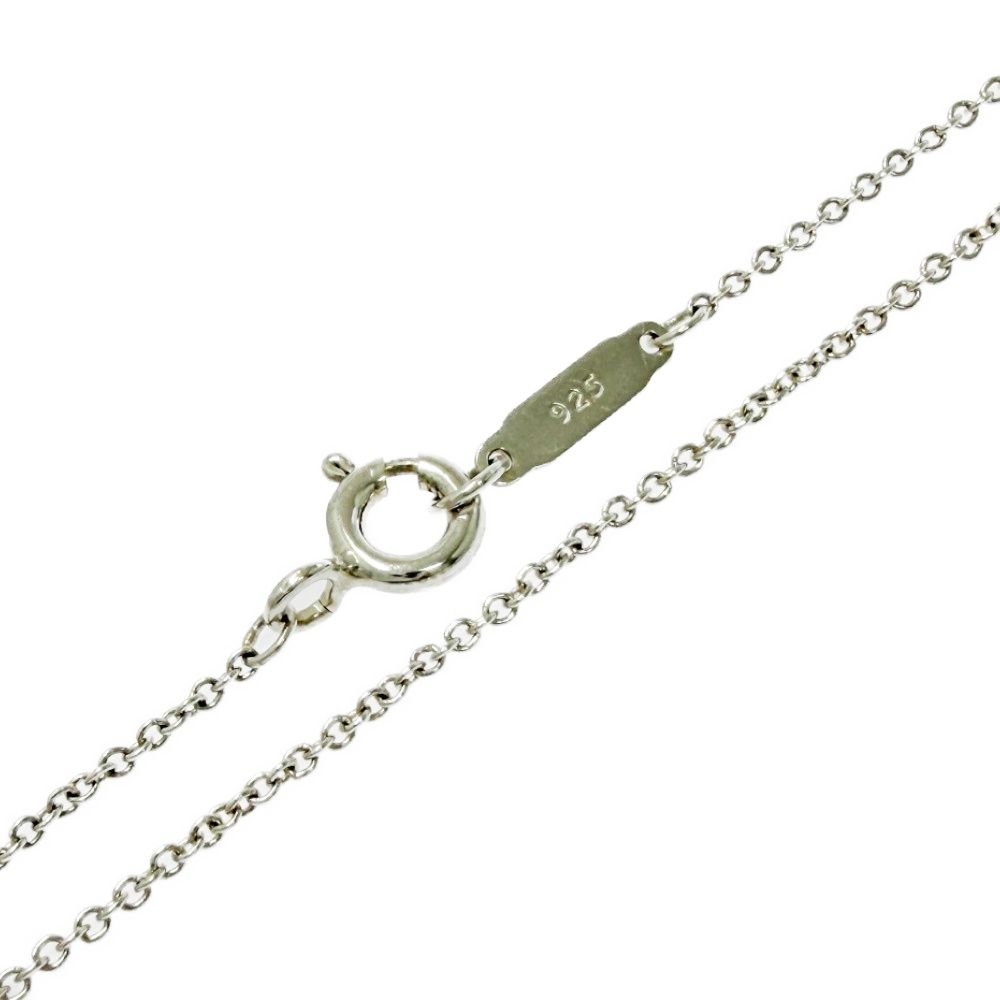 Tiffany & Co Silver Interlocking Circle Necklace — view 9