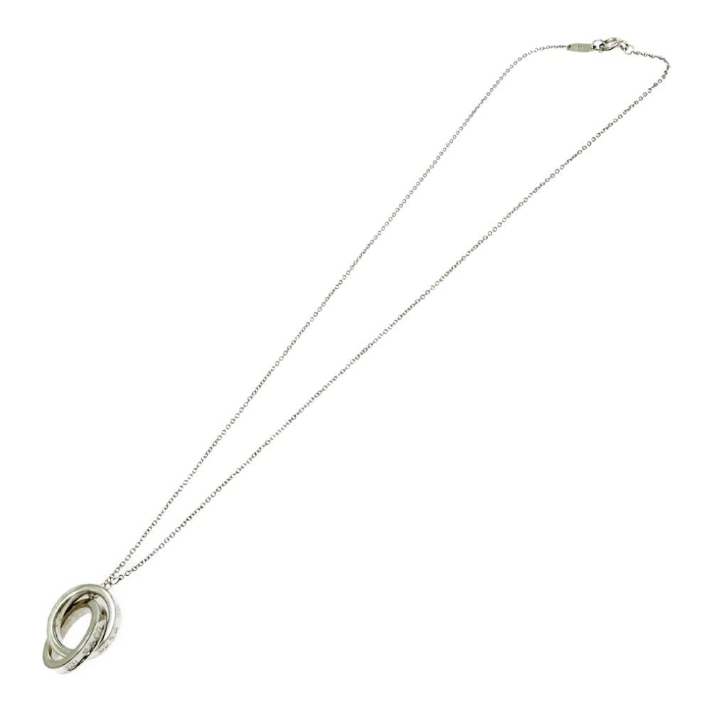 Tiffany & Co Silver Interlocking Circle Necklace — view 3
