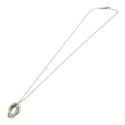 Tiffany & Co Silver Interlocking Circle Necklace — view 3