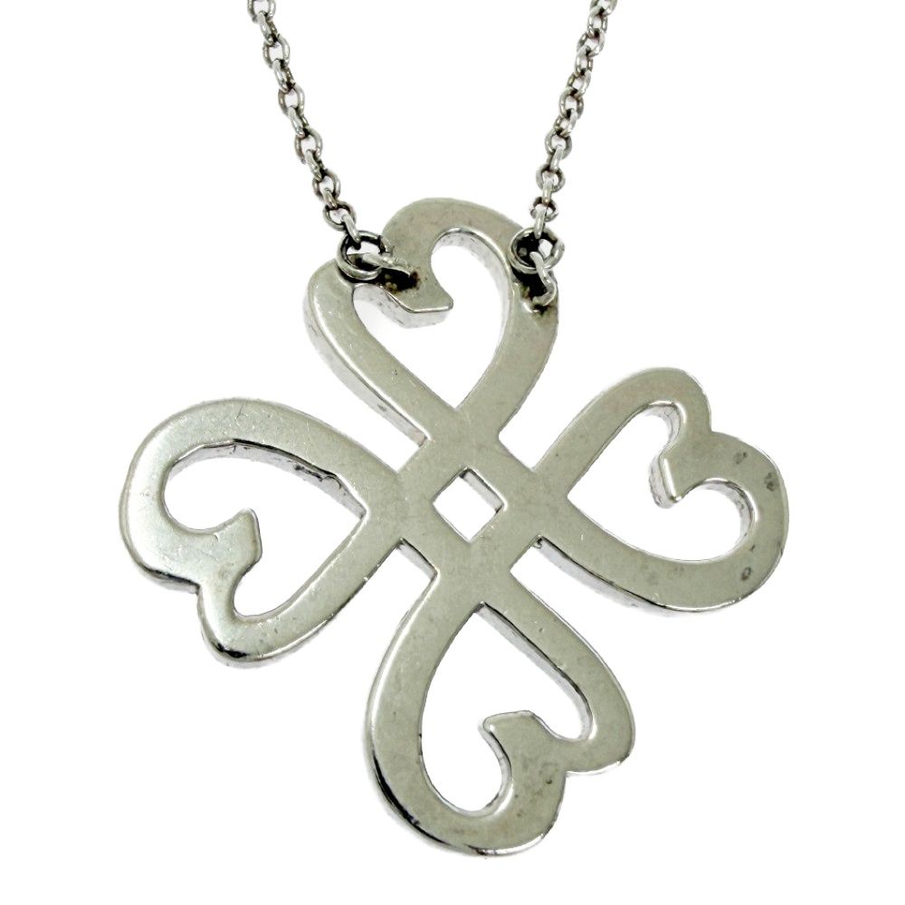 Tiffany & Co Silver Loving Heart Necklace 925 Stamp — view 3