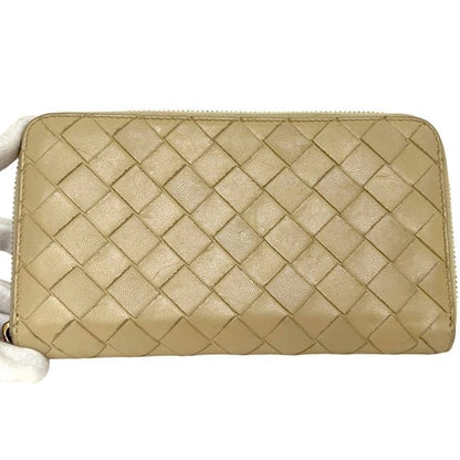 Bottega Veneta Zip Around Wallet Beige — view 8