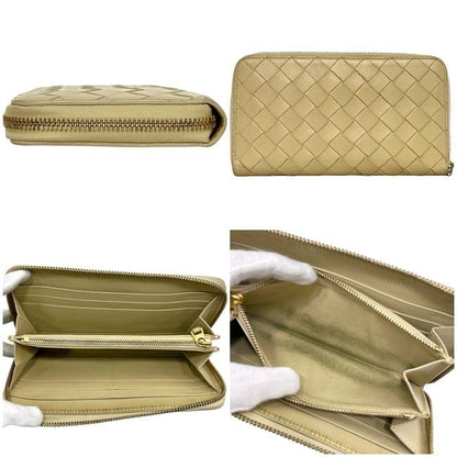 Bottega Veneta Zip Around Wallet Beige — view 2