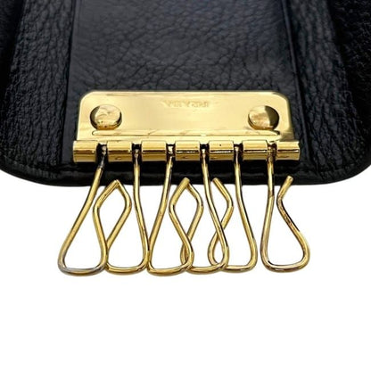 Prada 6 Key Case Black Nero Leather Holder — view 9