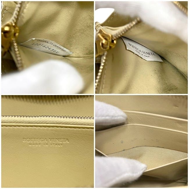 Bottega Veneta Zip Around Wallet Beige — view 3