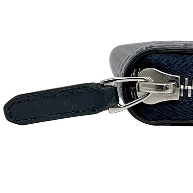 Gucci Zip Around Wallet Navy Micro — view 8