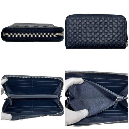 Gucci Zip Around Wallet Navy Micro — view 2