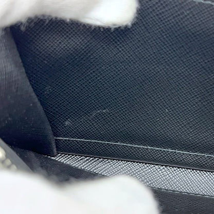 Prada Zip Around Wallet Black Nero — view 7
