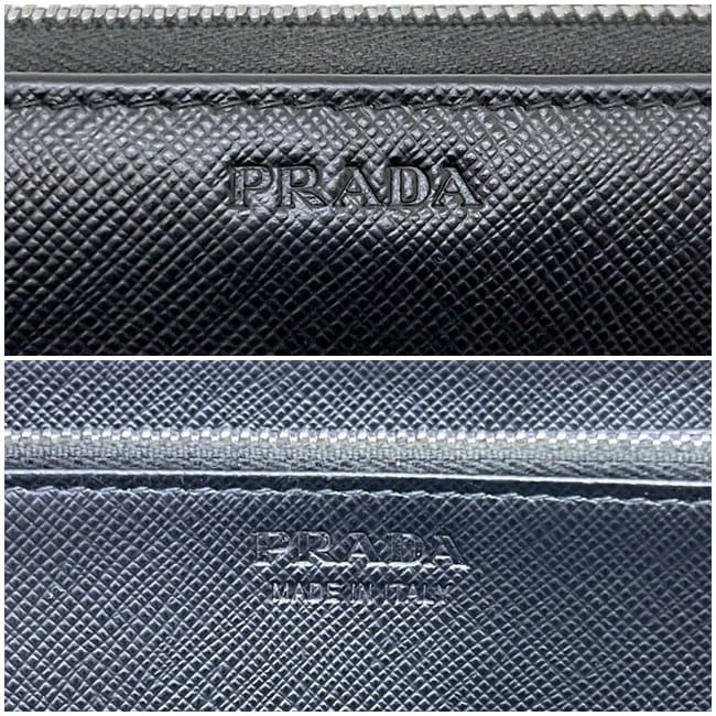 Prada Zip Around Wallet Black Nero — view 3