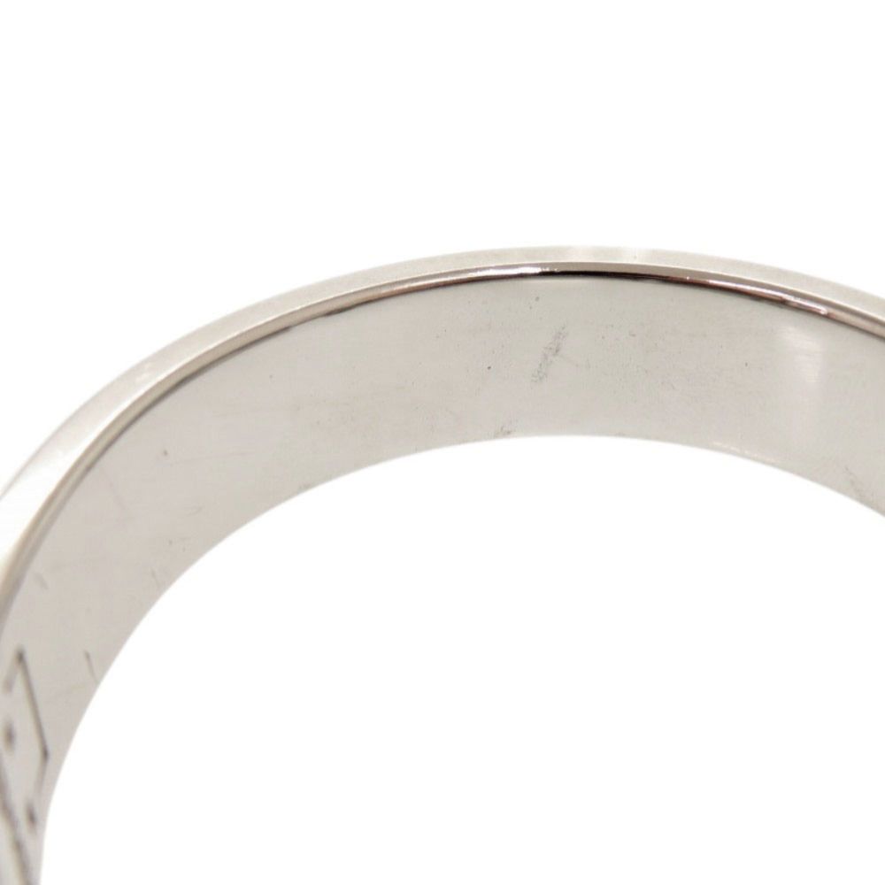 Hermes Clic Clac PM Metal Silver Green Bangle Bracelet — view 8