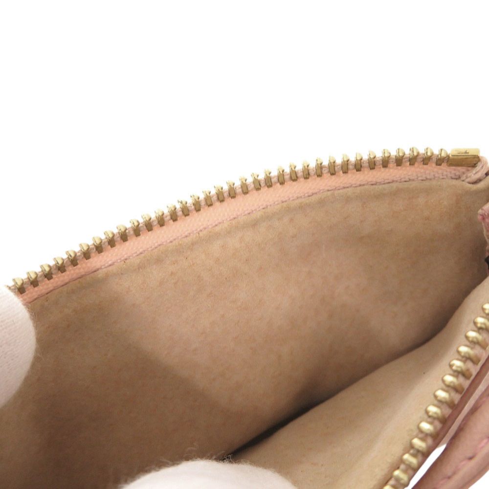 Loewe Logo Leather Pink Coin Case — view 8