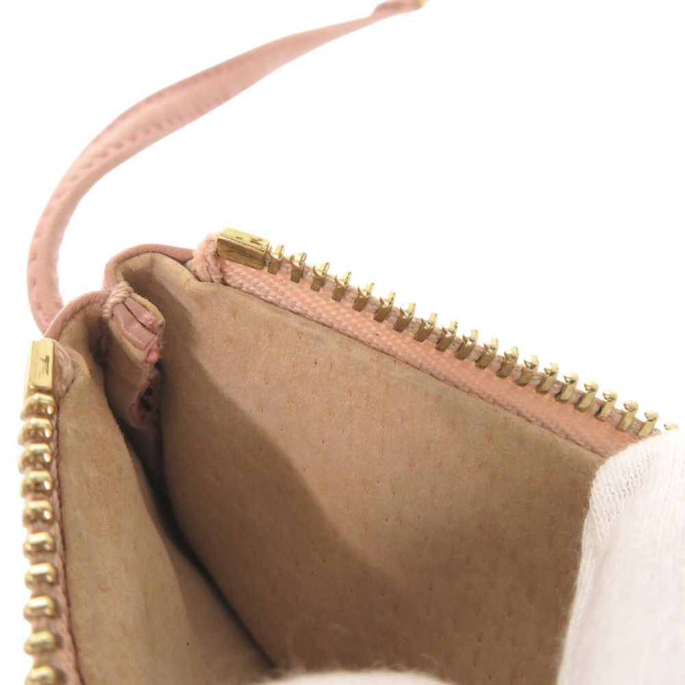 Loewe Logo Leather Pink Coin Case — view 7