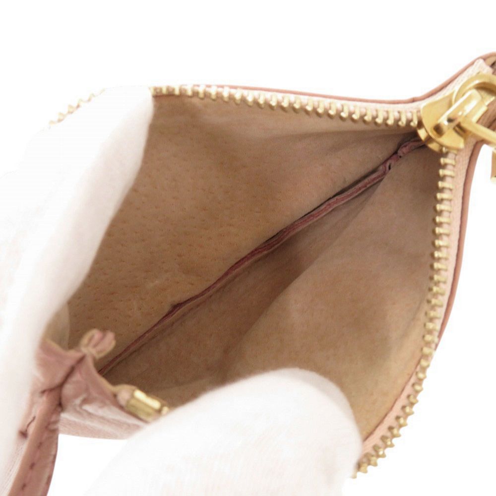 Loewe Logo Leather Pink Coin Case — view 4