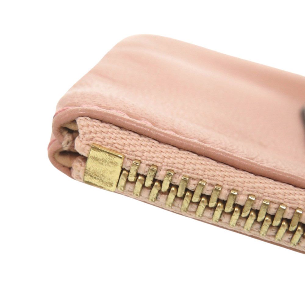 Loewe Logo Leather Pink Coin Case — view 6