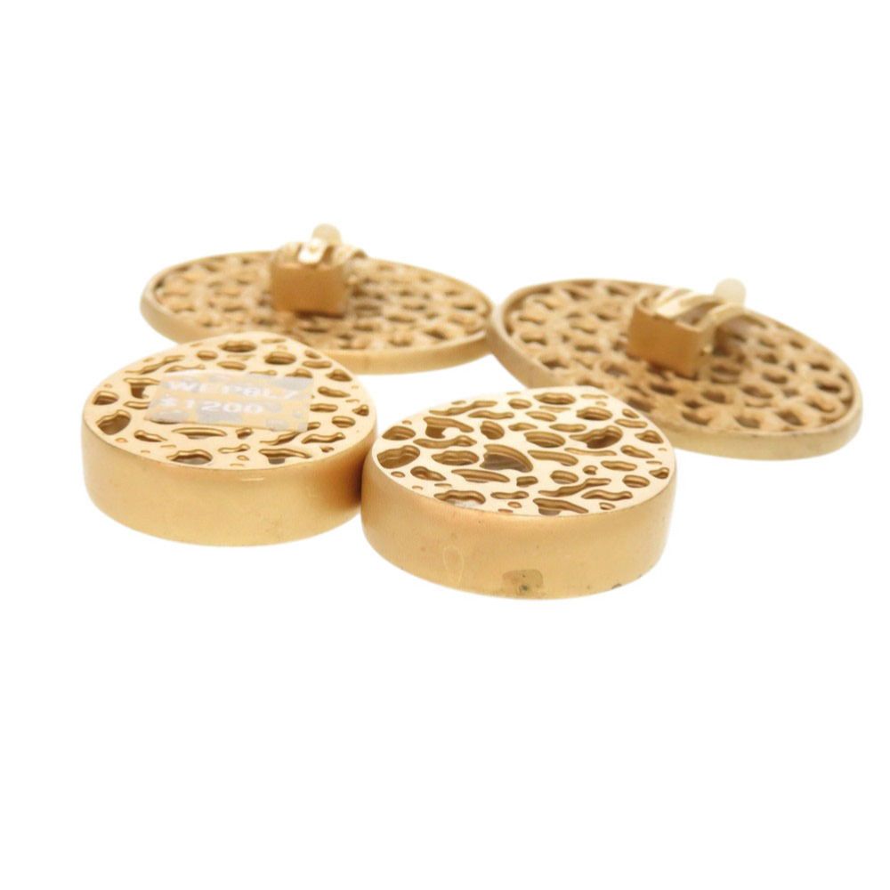 Dolce & Gabbana Logo Brass Crystal Gold Earrings — view 5