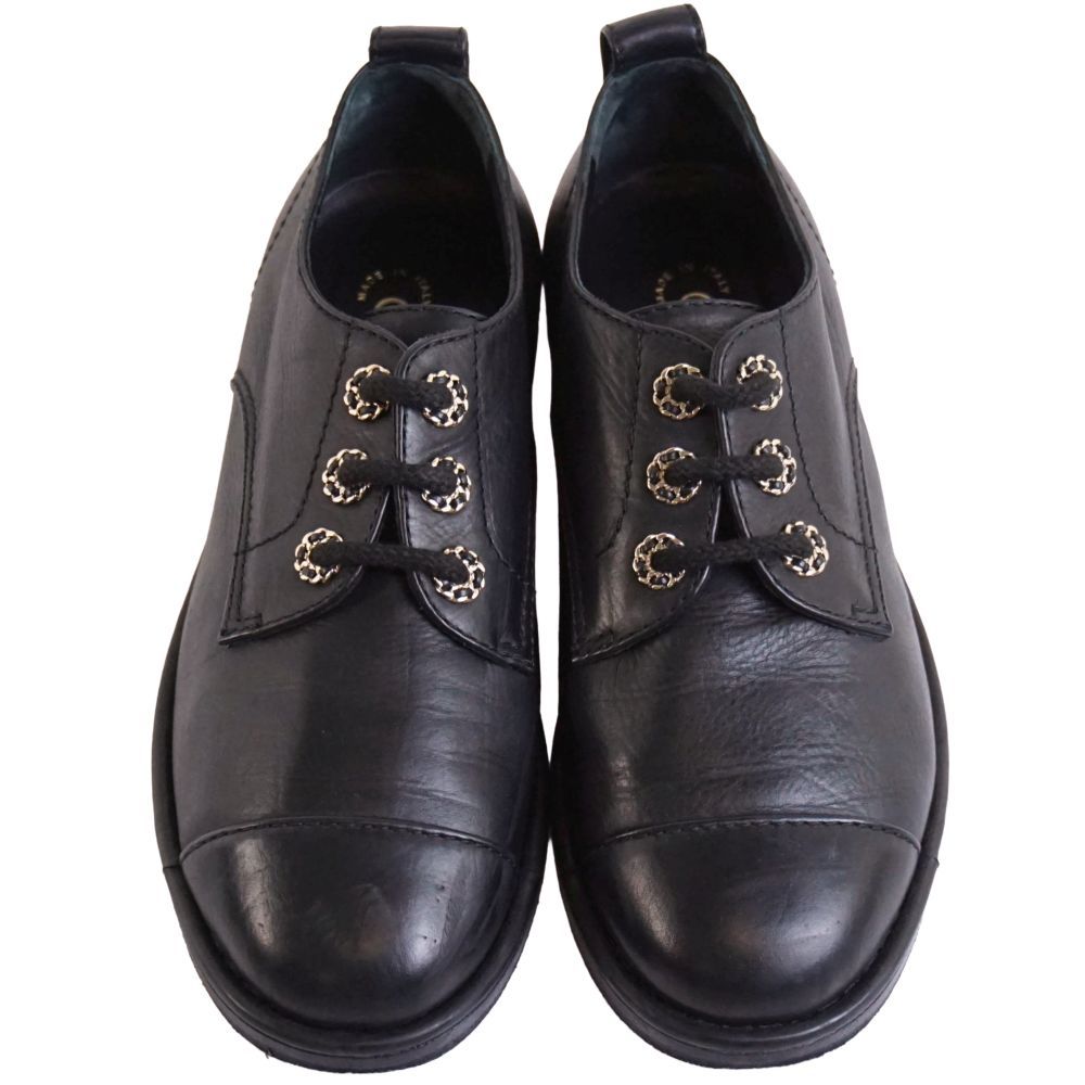 Chanel Sneakers Leather Shoes Davis Coco — view 5