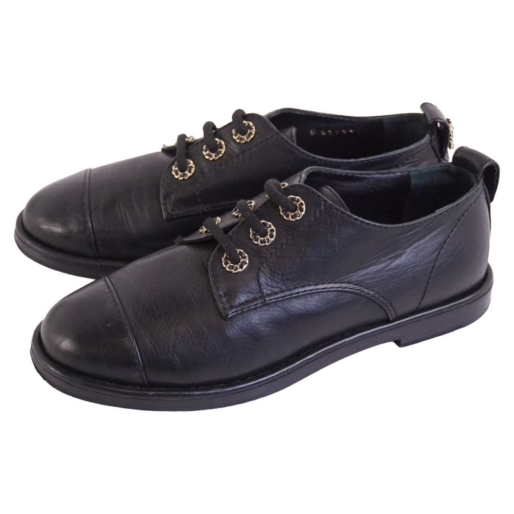 Chanel Sneakers Leather Shoes Davis Coco — view 3