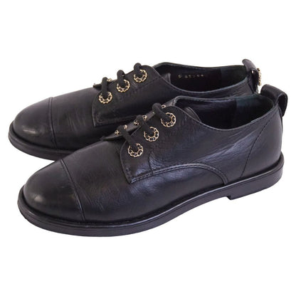 Chanel Sneakers Leather Shoes Davis Coco — view 3