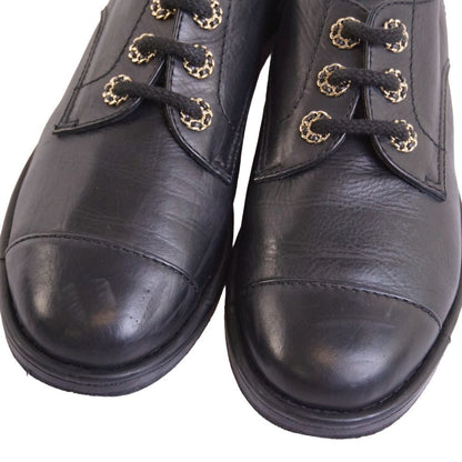 Chanel Sneakers Leather Shoes Davis Coco — view 4