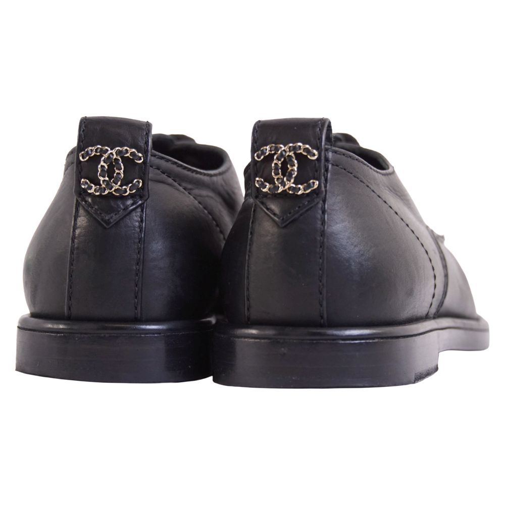 Chanel Sneakers Leather Shoes Davis Coco — view 6