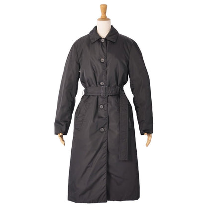 Prada Coat Belted Long Nylon Padded — view 3