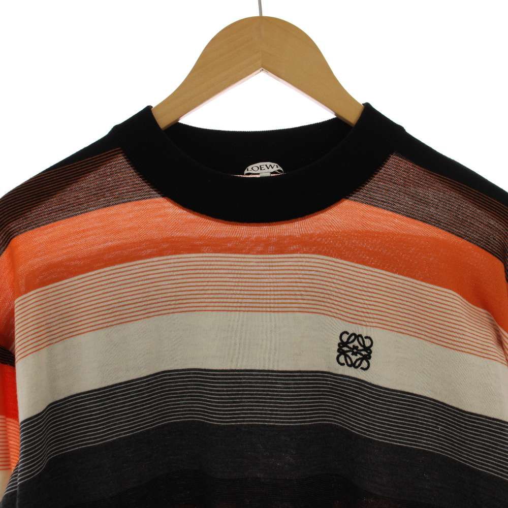 Loewe Knit Sweater Long Sleeve Border Pattern — view 4