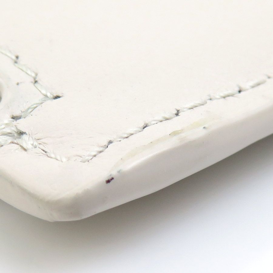 Balenciaga Card Case Leather Ivory — view 9