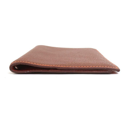 Hermes Notebook Cover Leather Brown Orange — view 5