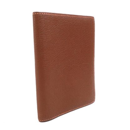 Hermes Notebook Cover Leather Brown Orange — view 2