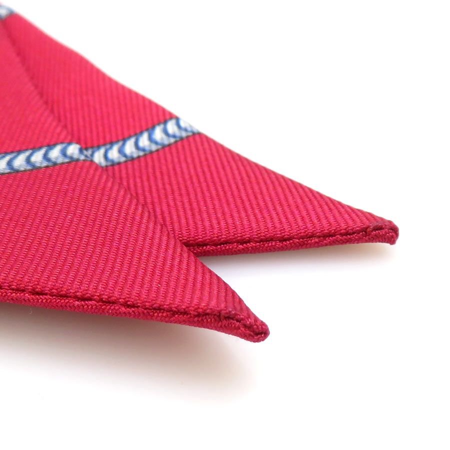 Hermes Scarf Twirly Silk Pink Multicolor — view 4