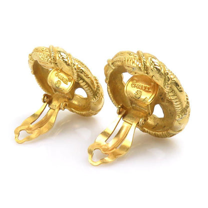 Chanel Earrings CC Logo — view 3