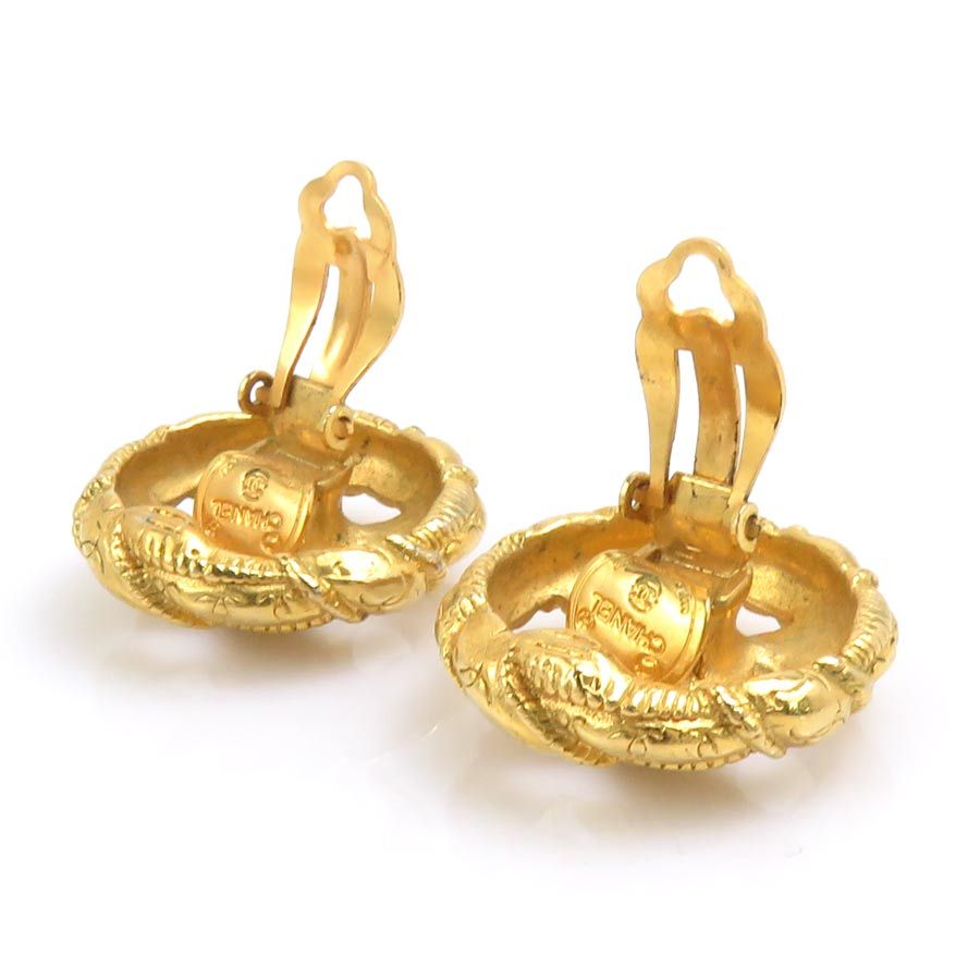 Chanel Earrings CC Logo — view 5