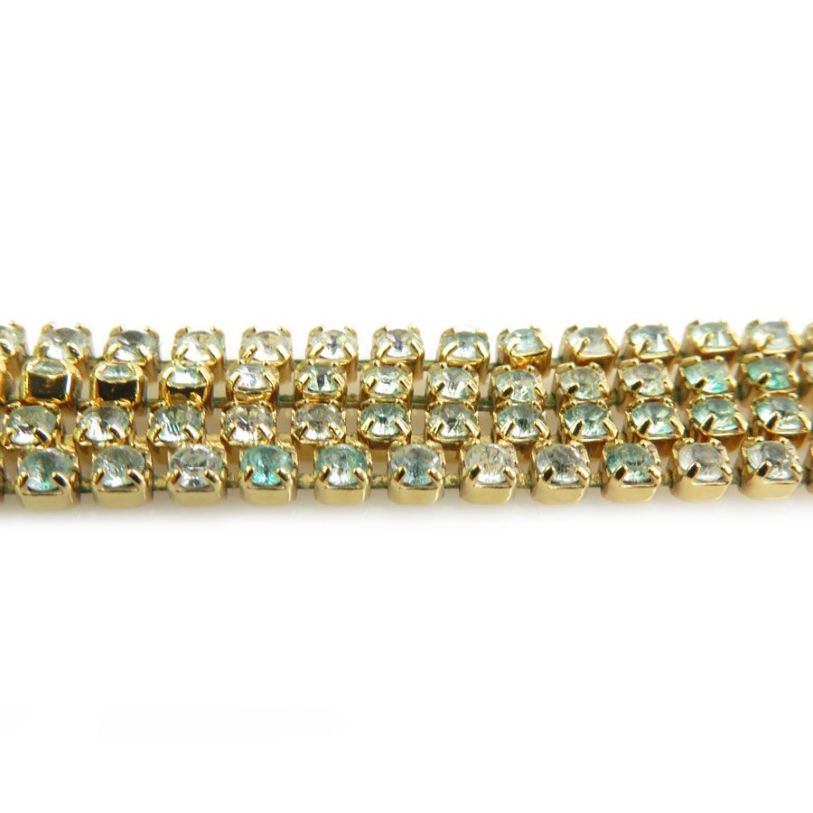 Celine Necklace Triomphe Blue Gold Light — view 4