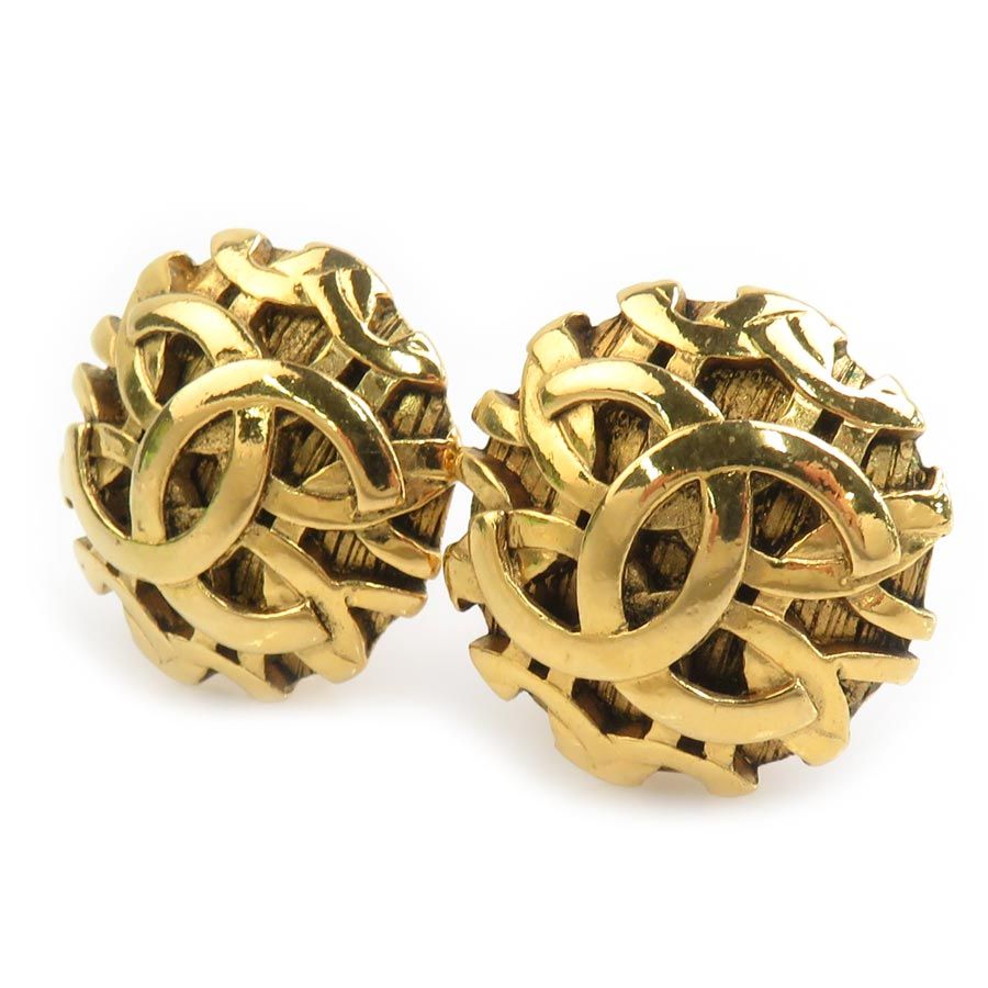 Chanel Earrings CC Logo — view 2